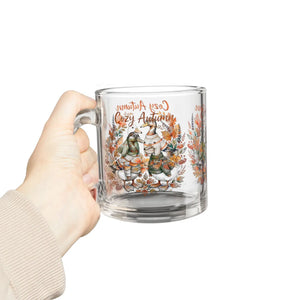 Original DipaliZ duck artwork printed to order on a brand new glass mug
