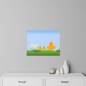 Birds in a meadow, Wall Decals