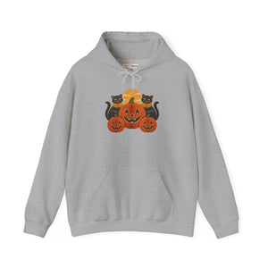 Halloween pumpkin trio hoodie - hoodies