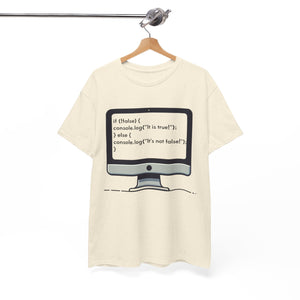 Javascript Programming, Unisex Heavy Cotton Tee