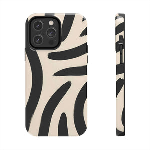 Abstract Zebra Print Phone Case