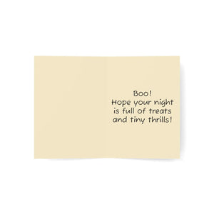 Spooky halloween greeting card - cards