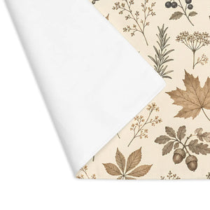 Botanical fall leaves placemat - placemats