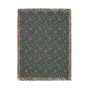 Floral Vintage Woven Blanket