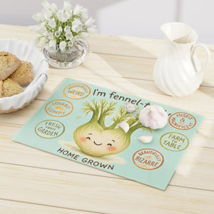 “i’m fennel-tastic! ” fennel vegetable cutting board - boards