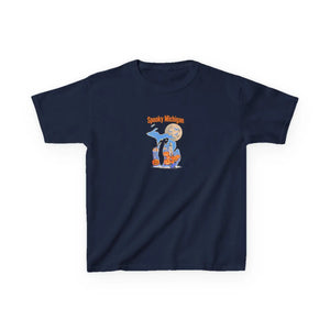 Spooky halloween michigan kids t-shirt - t-shirts