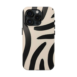 Abstract Zebra Print Phone Case