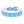 Blue spheres Dog Collar