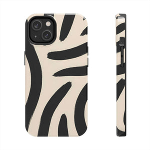 Abstract Zebra Print Phone Case