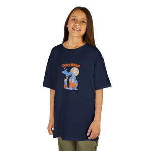 Spooky halloween michigan kids t-shirt - t-shirts
