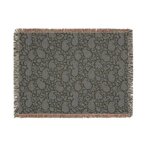 Solid woven blocks and bands in an original DipaliZ blanket design
