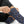 Blue Hanukkah Menorah Pattern Socks