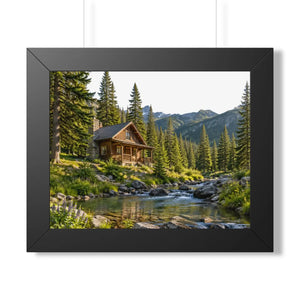 Dipaliz stream flowing framed poster museum paper - prints
