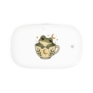Cute mystical frog uv phone sanitizer & wireless charging pad - chargers