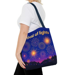 Festival of Lights Tote Bag — Fireworks Night Market Shopper