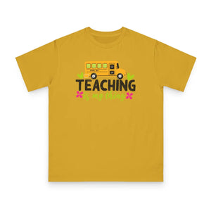 Teacher T-Shirt - "Teaching Is My Thing" School Bus Design