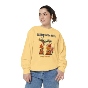 Falling for the mitten up north vibes autumn sweatshirt - sweatshirts