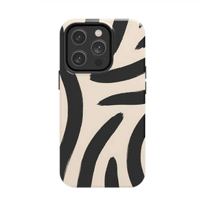 Abstract Zebra Print Phone Case