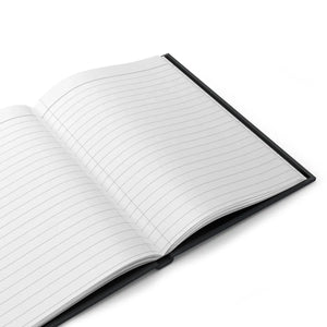 Gothic Booklover Hardcover Journal — Personalized Lined Notebook