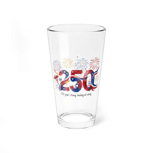 16oz Mixing Glass – 250th Anniversary Patriotic - Dipaliz - Tumblers