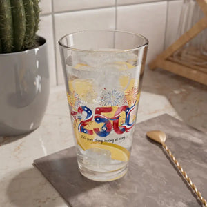 16oz Mixing Glass - Patriotic Fireworks Design - Dipaliz - Tumblers