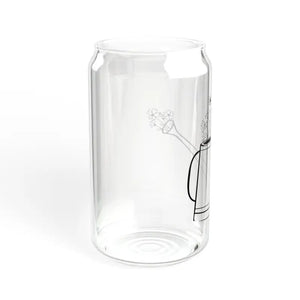 Wildflower Sipper Glass with Bamboo Lid - Eco Tumbler - Dipaliz - Tumblers