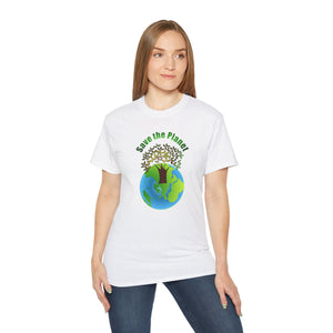 Save the planet T-shirt, Unisex Ultra Cotton Tee
