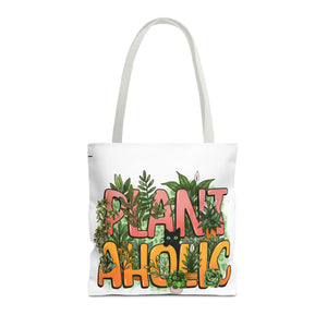 Plantaholic Tote Bag — Cute 'Plant Aholic' Eco Shopper for Plant Lovers