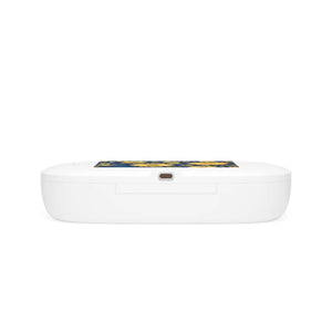 Sunflower pattern uv phone sanitizer & wireless charging pad - chargers