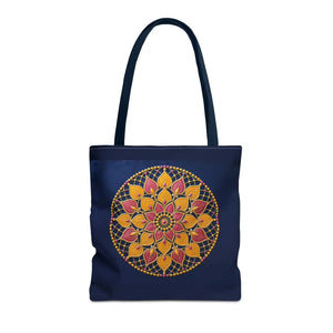 DipaliZ lotus tote sized for a studio bag at 18 inches square