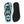 Geometric teal and navy flip flops - slippers