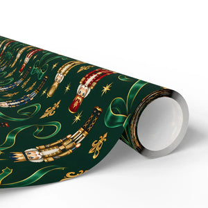 Luxury christmas wrapping paper – emerald green holiday gift wrap