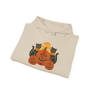 Halloween pumpkin trio hoodie - hoodies