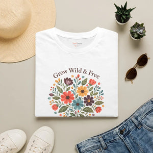 Grow Wild & Free Floral T-Shirt