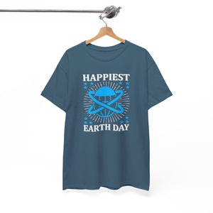 Happiest, Earth Day, Unisex Heavy Cotton Tee