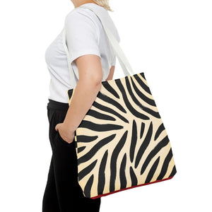 Zebra print tote bag - bags