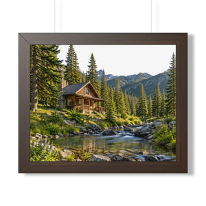 Dipaliz stream flowing framed poster museum paper - prints