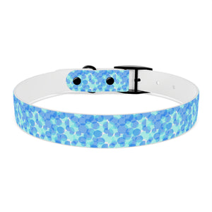Blue spheres Dog Collar