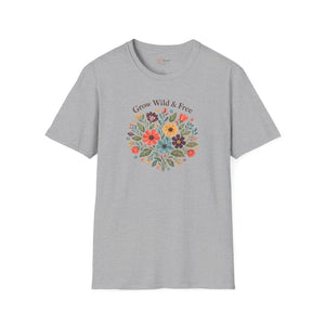 Grow Wild & Free Floral T-Shirt