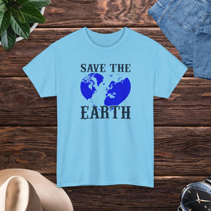 Save the earth, Earth Day, Unisex Heavy Cotton Tee
