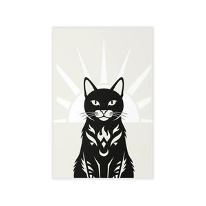 DipaliZ cat wall decal at 24 by 36 inches, largest size offered
