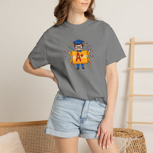 A+ Grad Owl T-Shirt — Cute Academic Graduation Tee for Students & Teachers