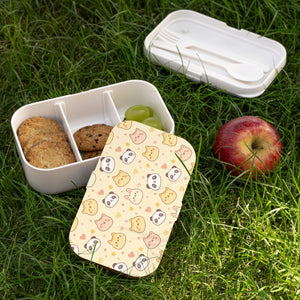 Kawaii Animal Faces Bento Box – Cute Panda, Cat & Bunny Lunchbox