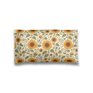 Sunflower Satin Pillowcase — Floral Body Pillowcase for Bedroom Decor & Hair Care