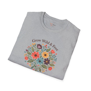 Grow Wild & Free Floral T-Shirt