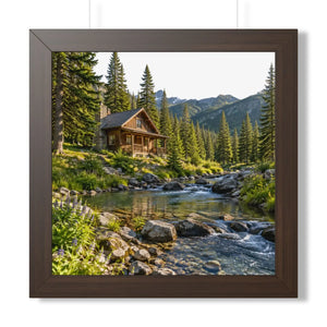 Dipaliz stream flowing framed poster museum paper - prints