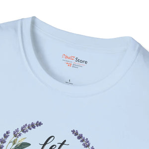 Bee Floral T‑Shirt — "Let Kindness Take Flight" Inspirational Tee