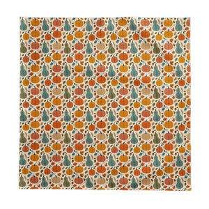 DipaliZ 58 inch square harvest tablecloth in rust, gold and teal