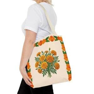 Marigold Bouquet Tote Bag