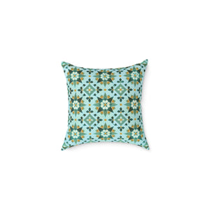 Geometric Moroccan Pattern Square Pillow